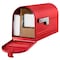 Architectural Mailboxes Mailbox, Red, Post Mount, Medium 7600R - alternate 3